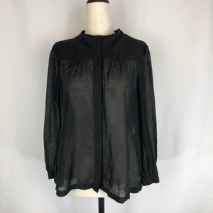 Dries Van Noten Cotton/Silk Sheer Shirt